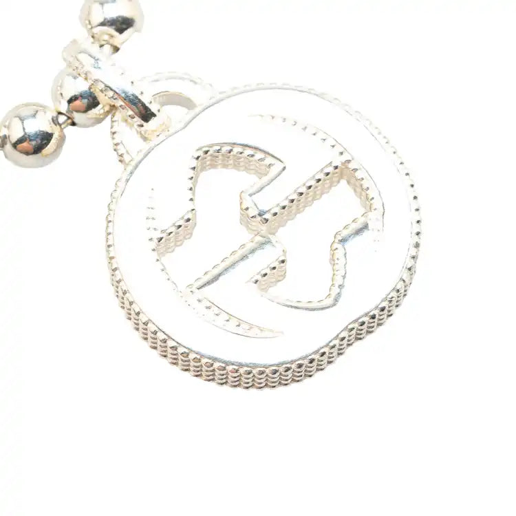 Gucci Sterling Silver Interlocking G Charm Bracelet