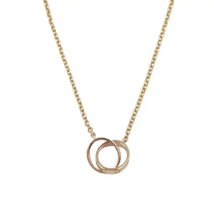 Cartier 18K Rose Gold Baby Love Necklace