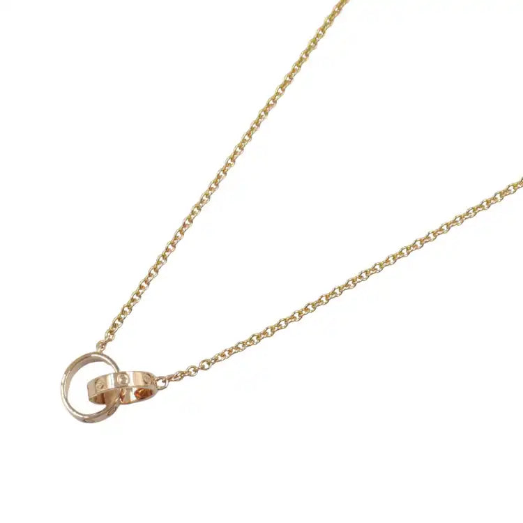 Cartier 18K Rose Gold Baby Love Necklace