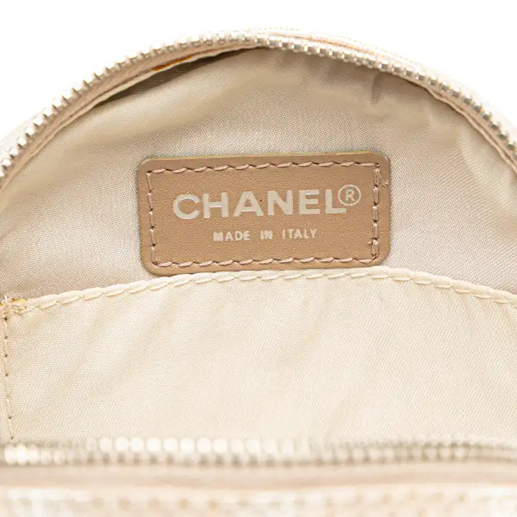 Chanel New Travel Line Nylon Round Pouch