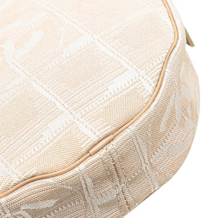 Chanel New Travel Line Nylon Round Pouch