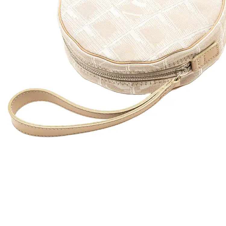 Chanel New Travel Line Nylon Round Pouch