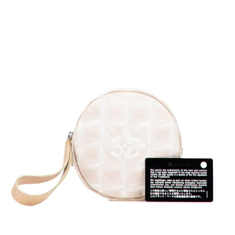 Chanel New Travel Line Nylon Round Pouch