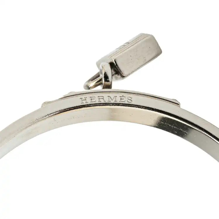 Hermès Leather Kelly Cadena Lock Bangle Bracelet