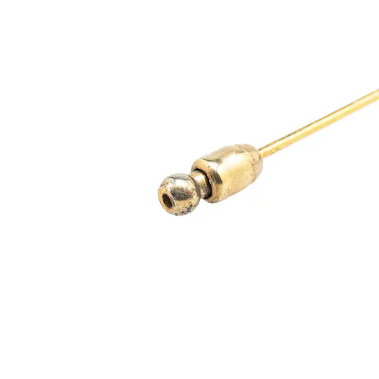 Chanel Gold Plated CC Crystal Brooch Pin