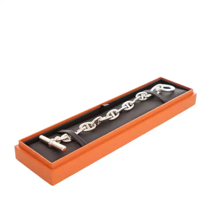 Hermès Large Model Sterling Silver Chaine D Ancre Bracelet