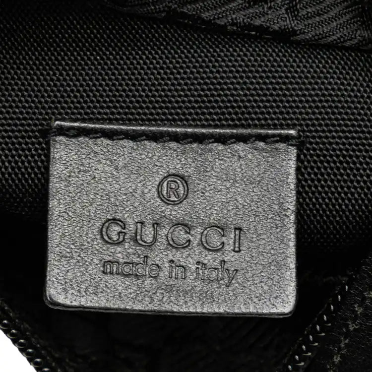 Gucci Nylon Double Pocket Belt Bag