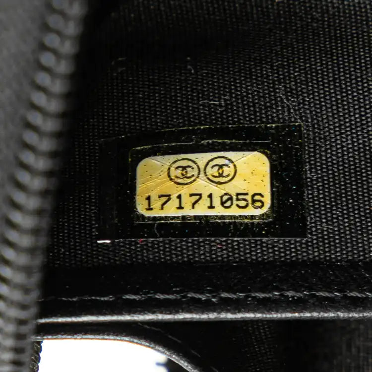 Chanel CC Caviar Zip Around Wallet
