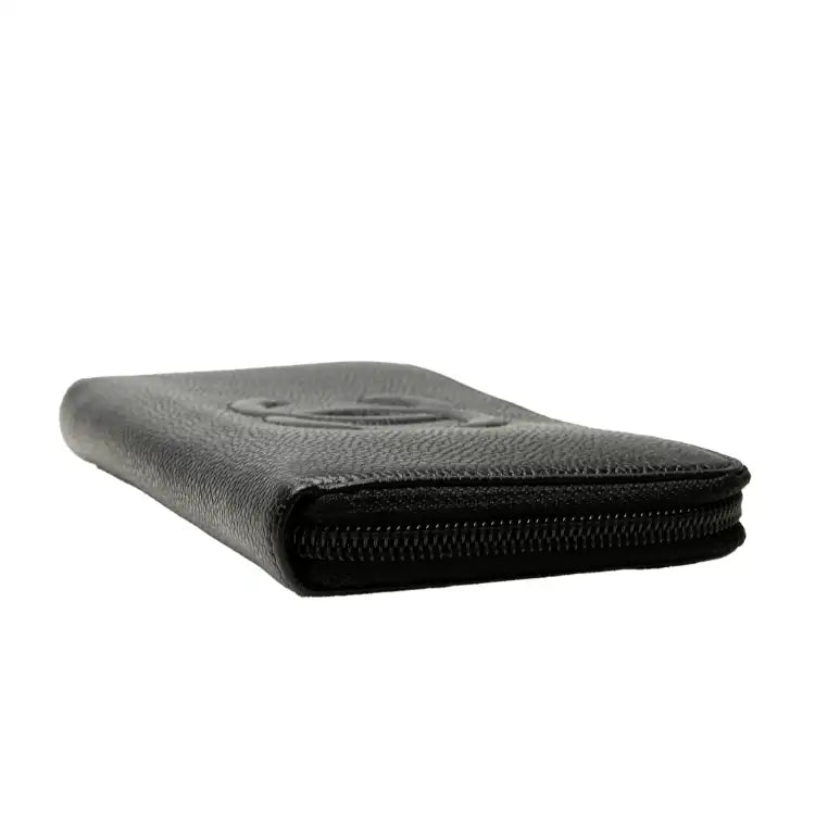 Chanel CC Caviar Zip Around Wallet
