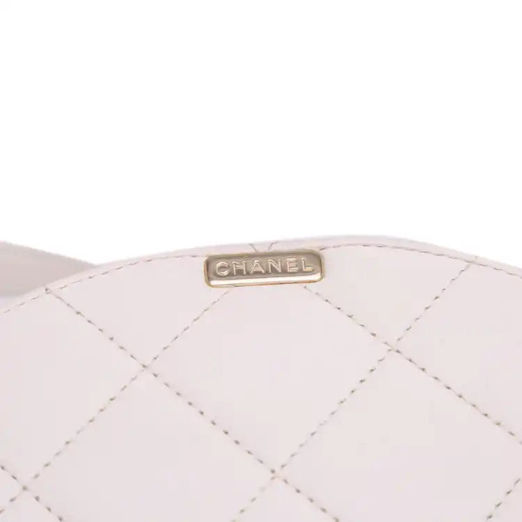 Chanel CC Lambskin Elegant Chain Vanity Case