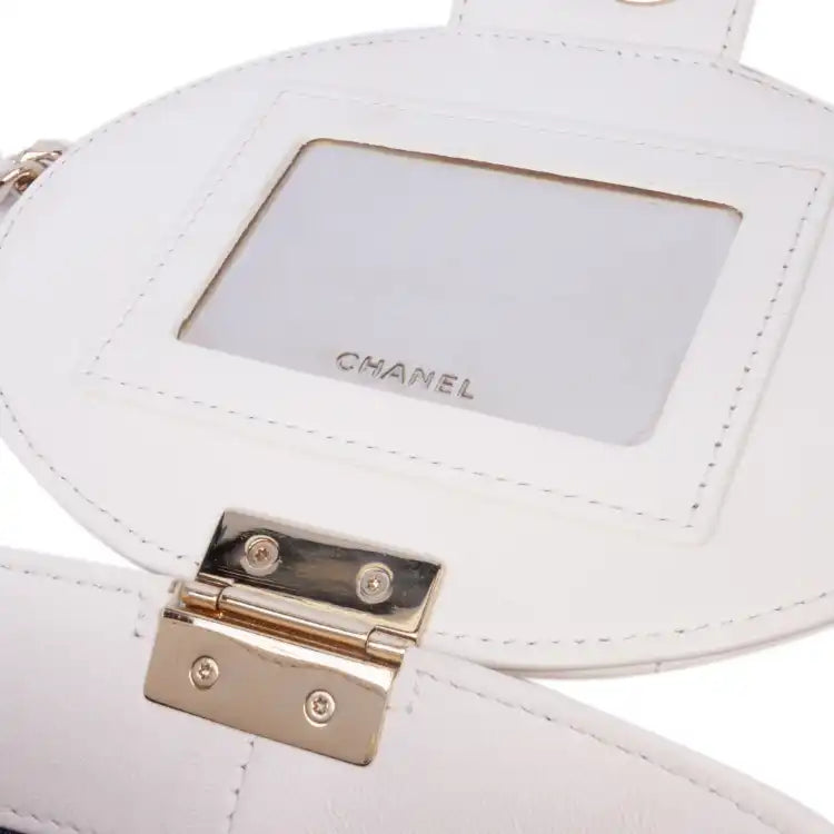 Chanel CC Lambskin Elegant Chain Vanity Case