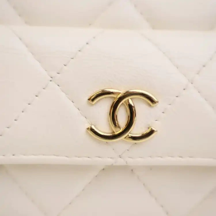 Chanel Mini Quilted Lambskin CC Vanity Case
