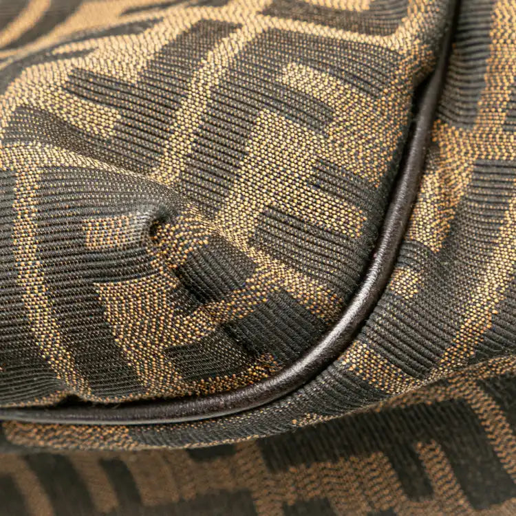 Fendi Zucca Canvas Shoulder Bag