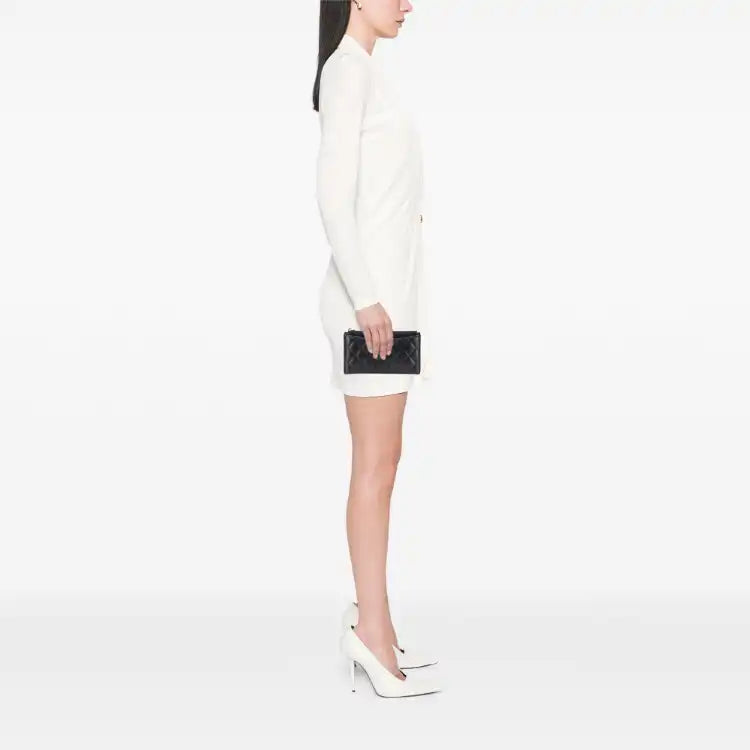 Chanel CC Quilted Caviar Classic Zip Pouch