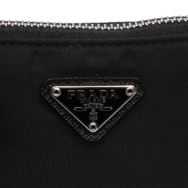 Prada Saffiano Trimmed Tessuto Belt Bag