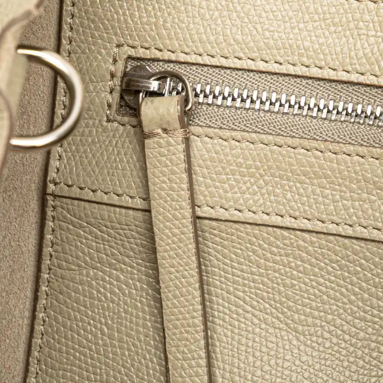 Celine Small Bicolor Leather Vertical Cabas
