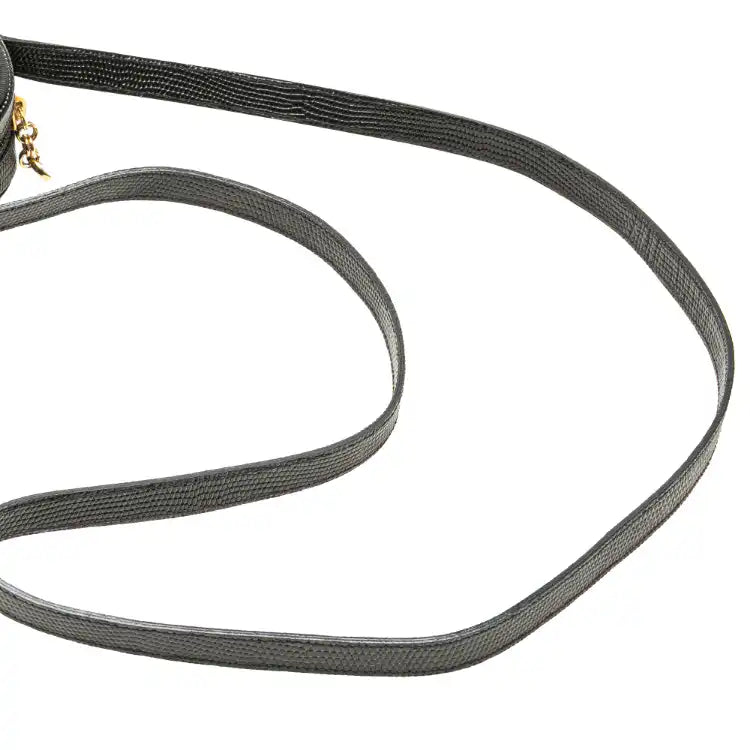 Ferragamo Embossed Lizard Leather Vara Crossbody