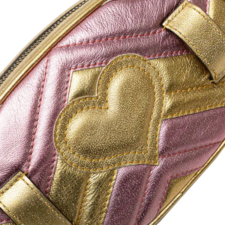 Gucci GG Marmont Matelasse Leather Belt Bag