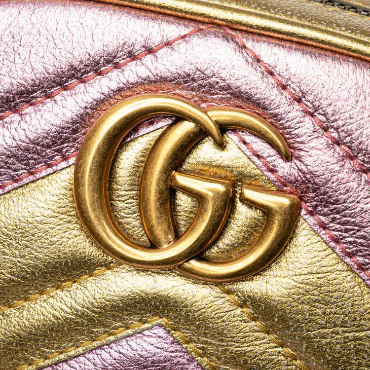 Gucci GG Marmont Matelasse Leather Belt Bag