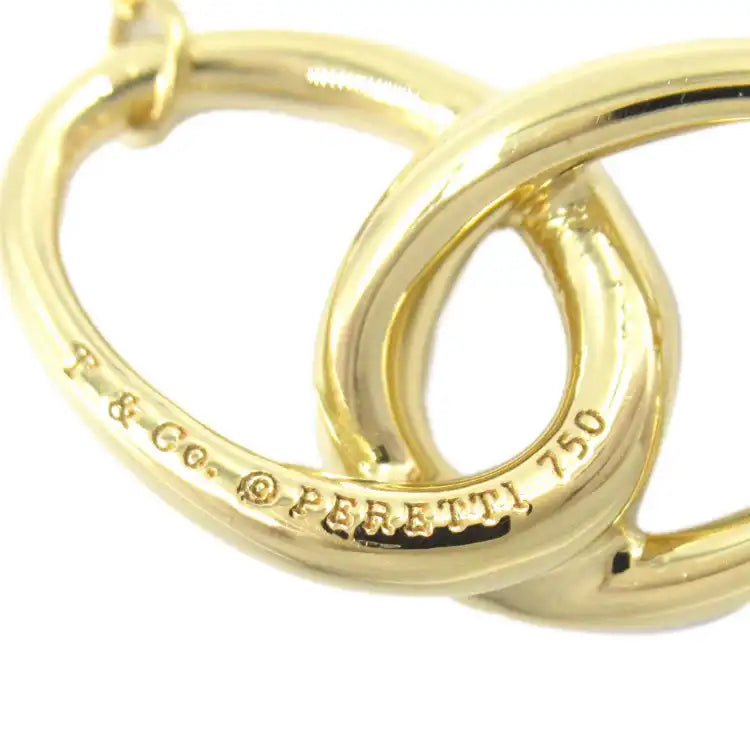 Tiffany 18K Yellow Gold Elsa Peretti Double Loop Necklace