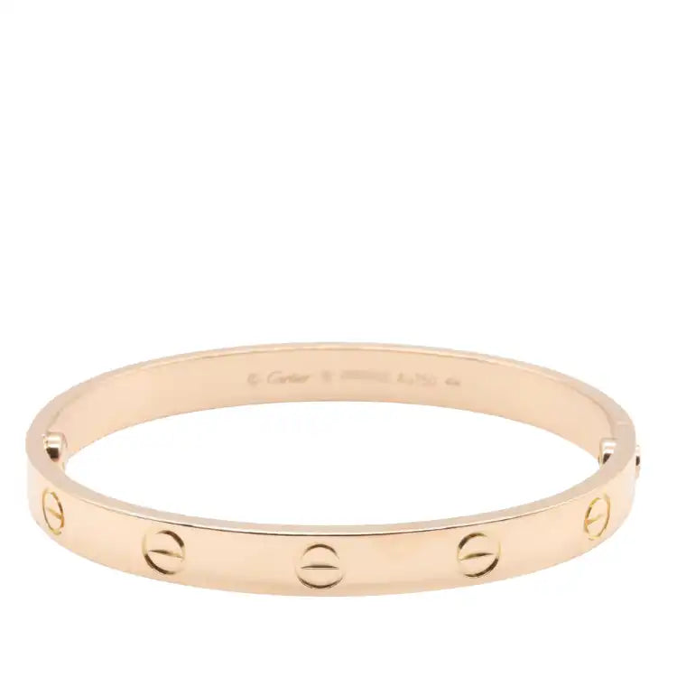 Cartier 18K Rose Gold Classic Love Bracelet
