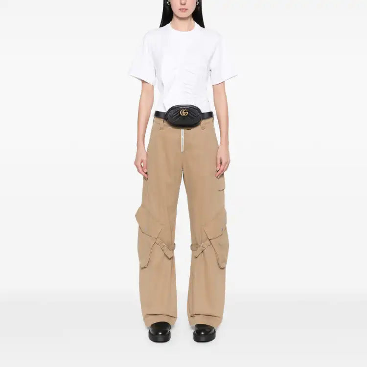 Gucci GG Marmont Matelasse Leather Belt Bag