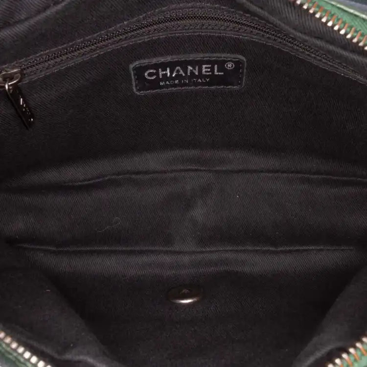 Chanel Medium Quilted Iridescent Caviar Easy Flap