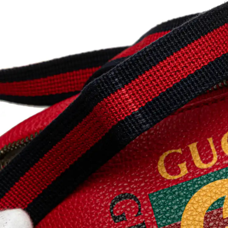 Gucci Small Leather Logo Belt Bag