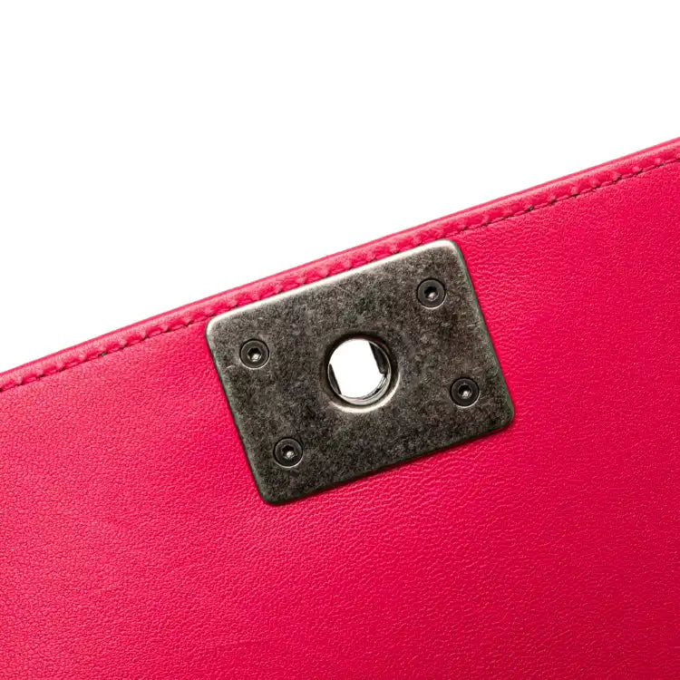 Chanel Quilted Lambskin Boy Flap Clutch