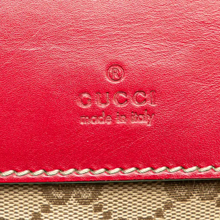 Gucci GG Canvas Web Double Pocket Belt Bag
