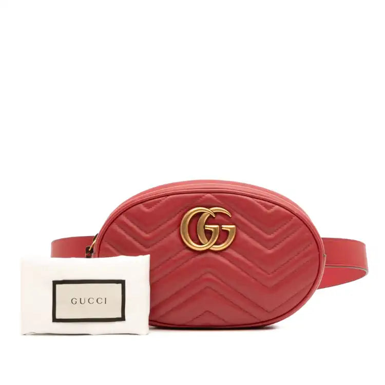 GucciSmall GG Marmont Matelasse Leather Belt Bag