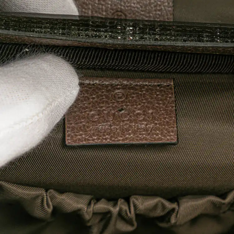 Gucci GG Supreme Web Ophidia Vanity Bag