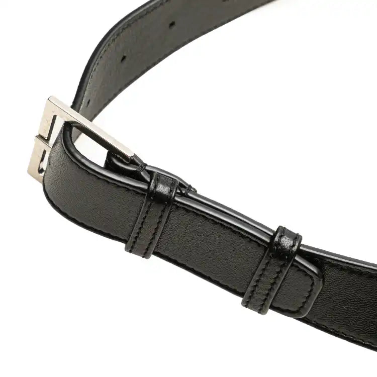 Saint Laurent Smooth Calfskin Monogram Belt Bag