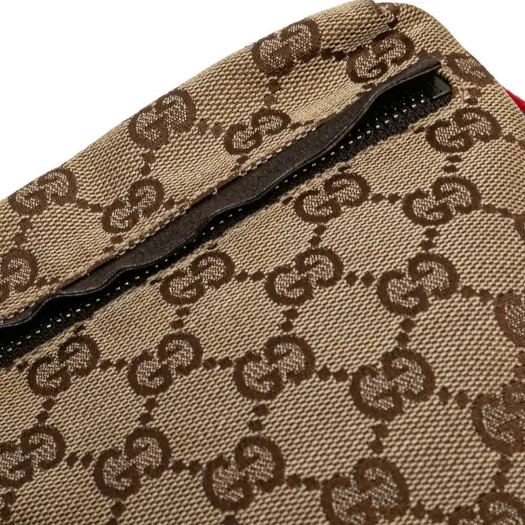 Gucci GG Canvas Web Double Pocket Belt Bag