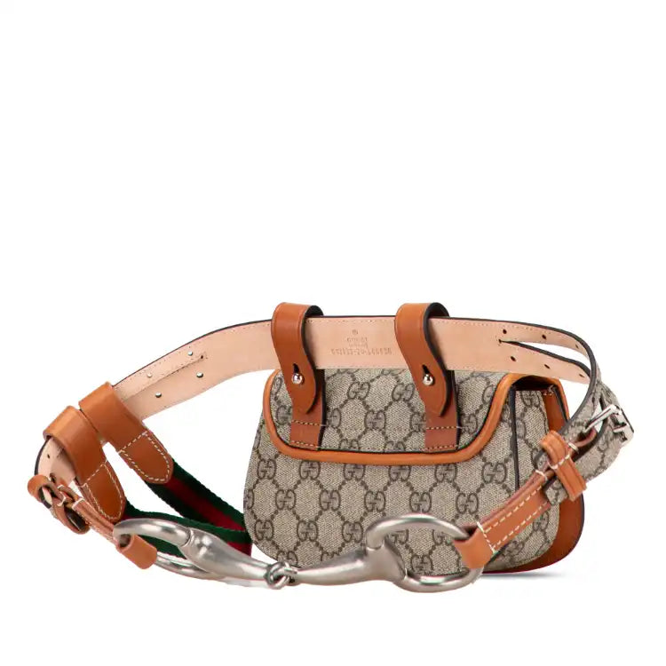 Gucci Mini GG Supreme Web Bamboo 1947 Belt Bag