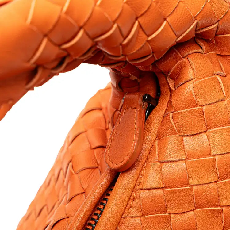 Bottega Veneta Medium Nappa Intrecciato Fuzzy Veneta Hobo