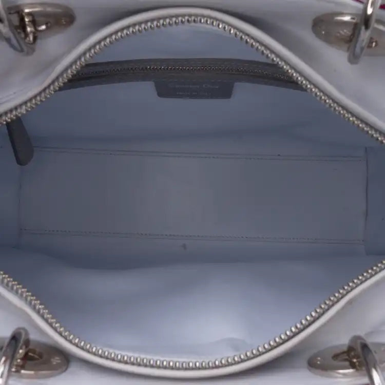 Dior Large Bicolor Lambskin Cannage Lady