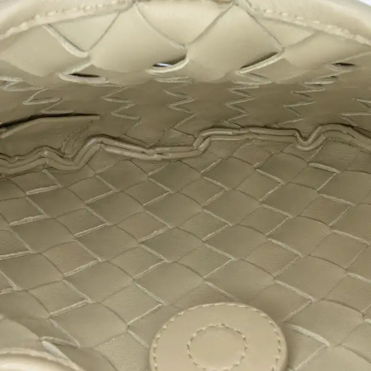 Bottega Veneta Baby Lambskin Intrecciato Sardine