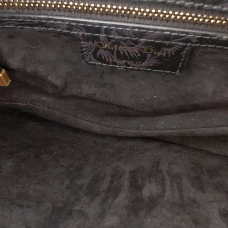 Dior Embossed Calfskin Jardin Botanique Saddle Bag