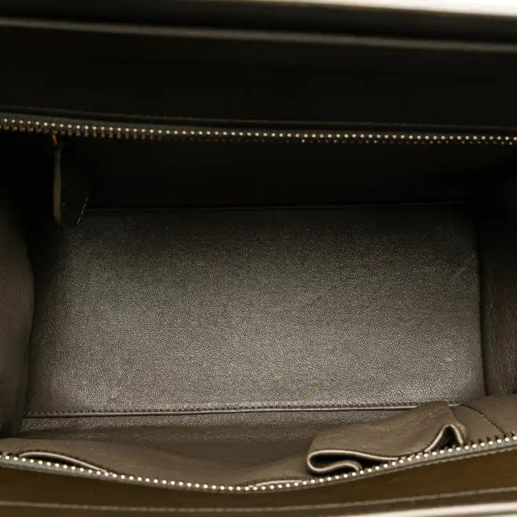 Celine Micro Tricolor Leather Luggage Tote