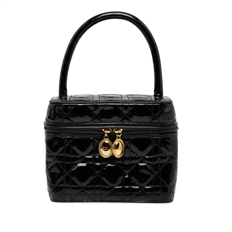 Dior Patent Cannage Vanity Case