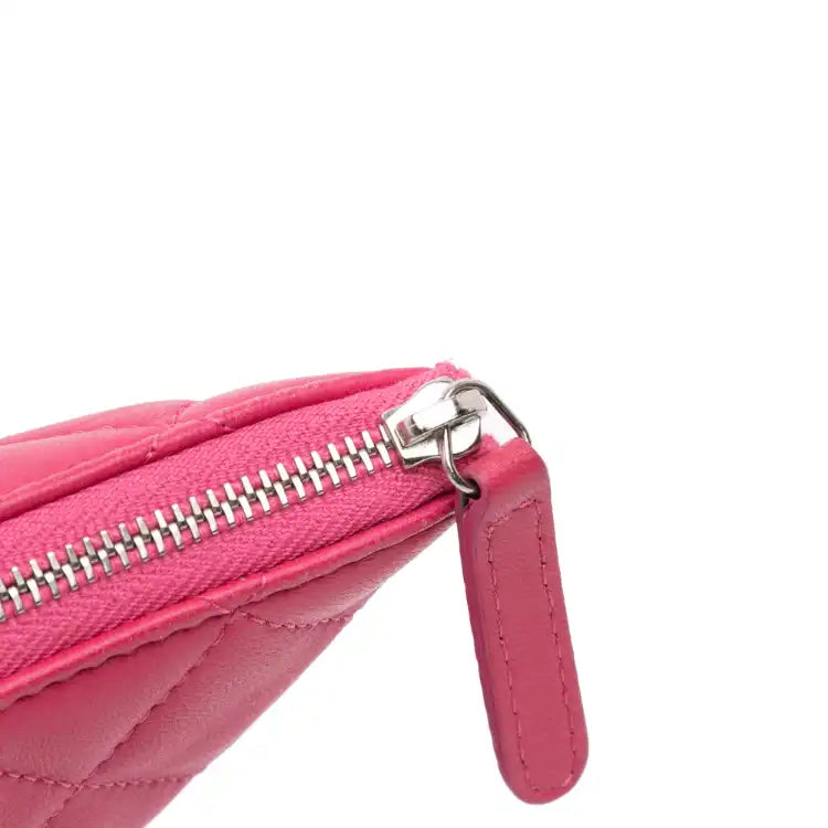 Chanel Large Quilted Lambskin O Case Clutch