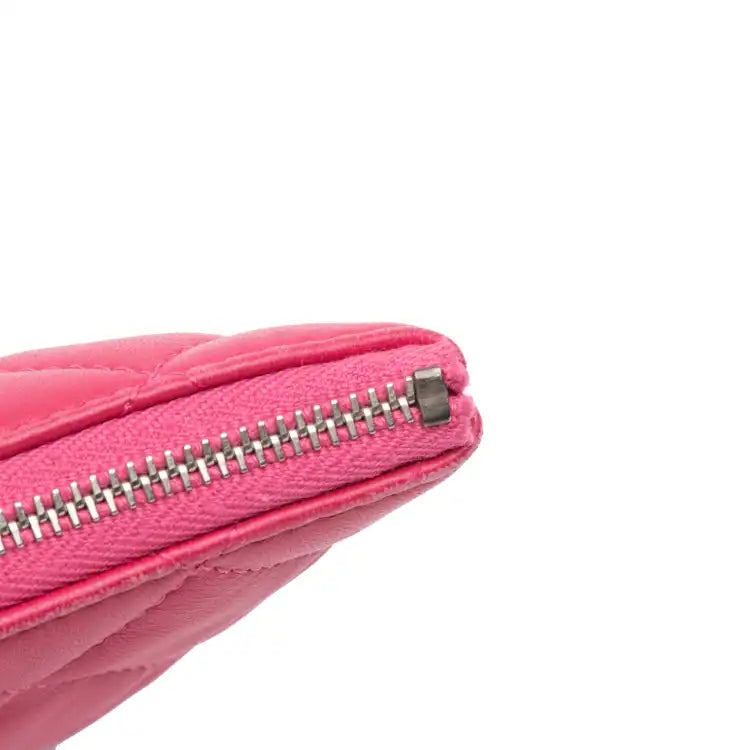 Chanel Large Quilted Lambskin O Case Clutch