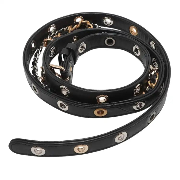 Chanel Mini Quilted Goatskin Punk Essentials Chain Flap Belt Bag