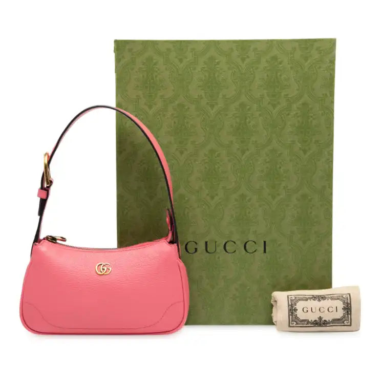Gucci Mini Leather Aphrodite Shoulder Bag