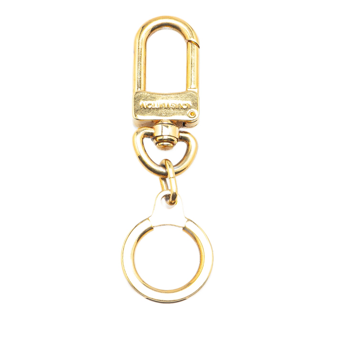 Louis Vuitton Brass Pochette Extender Key Ring