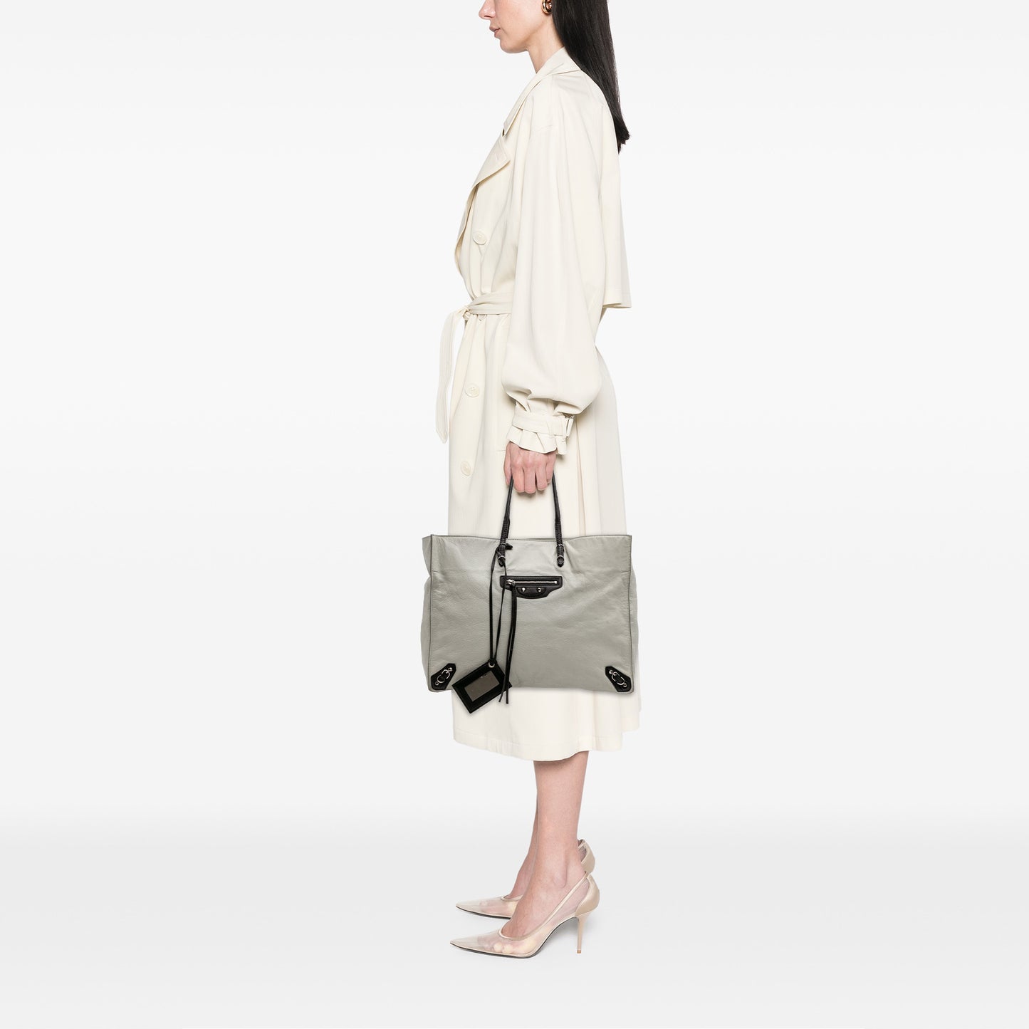 Balenciaga Leather Papier A4 Tote