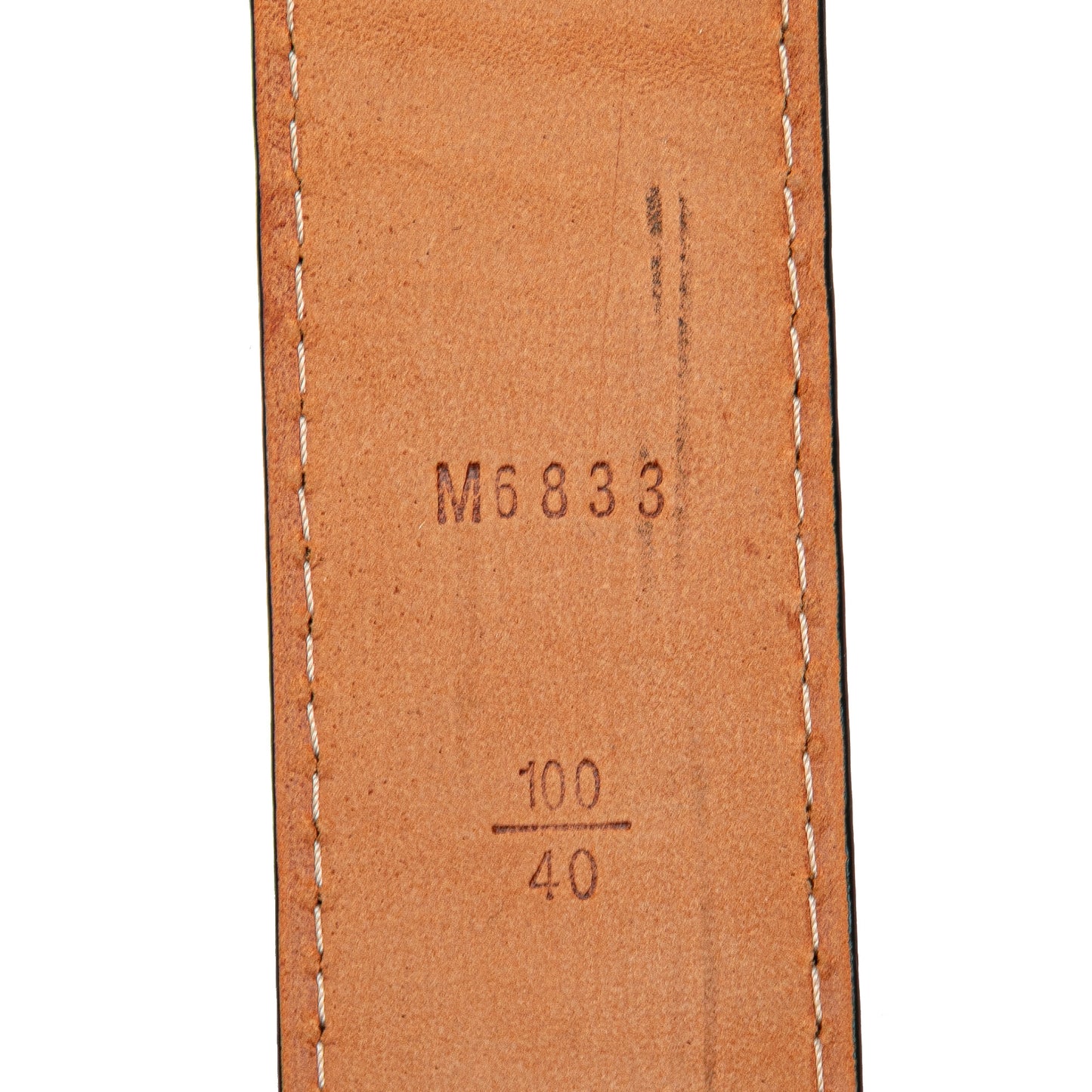 Hermès Leather Constance H Reversible Belt