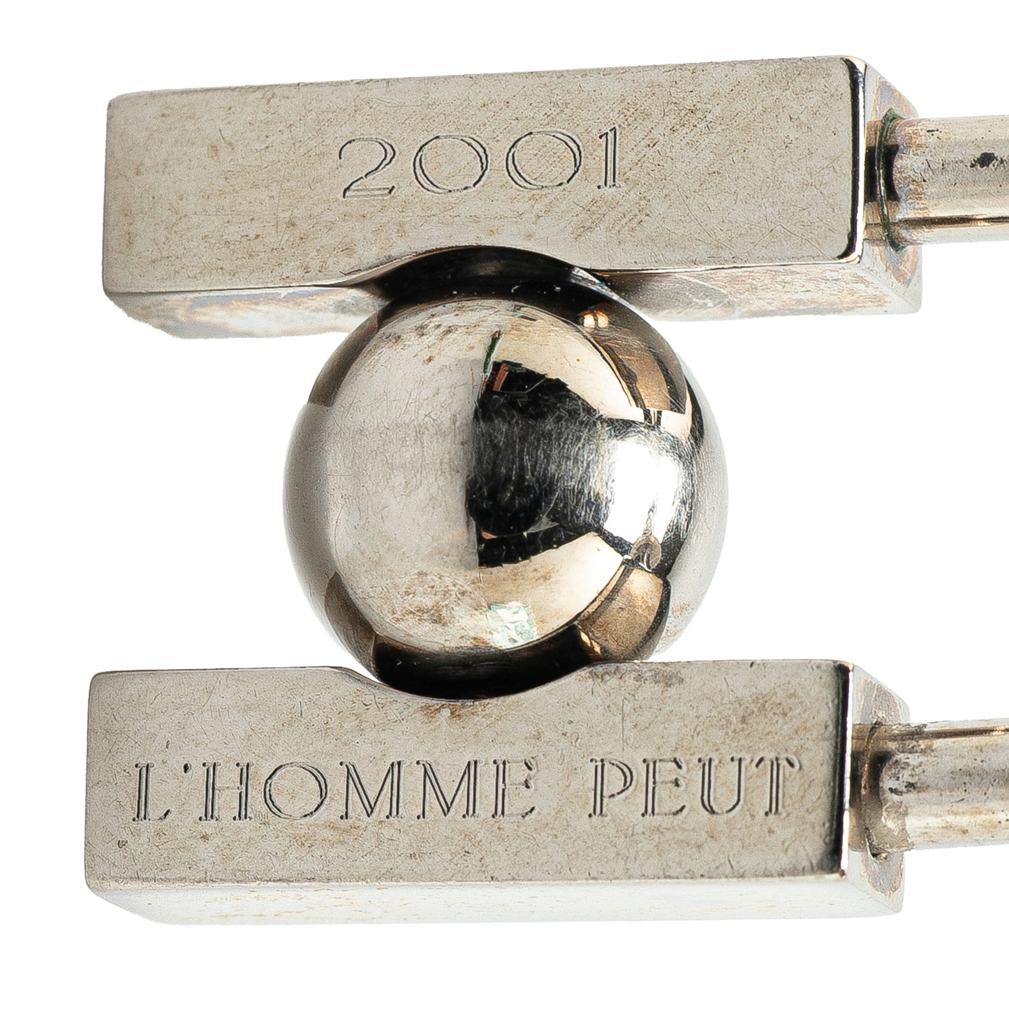 Hermès Palladium Plated LHomme Peut Embellir La Terre Cadena Lock