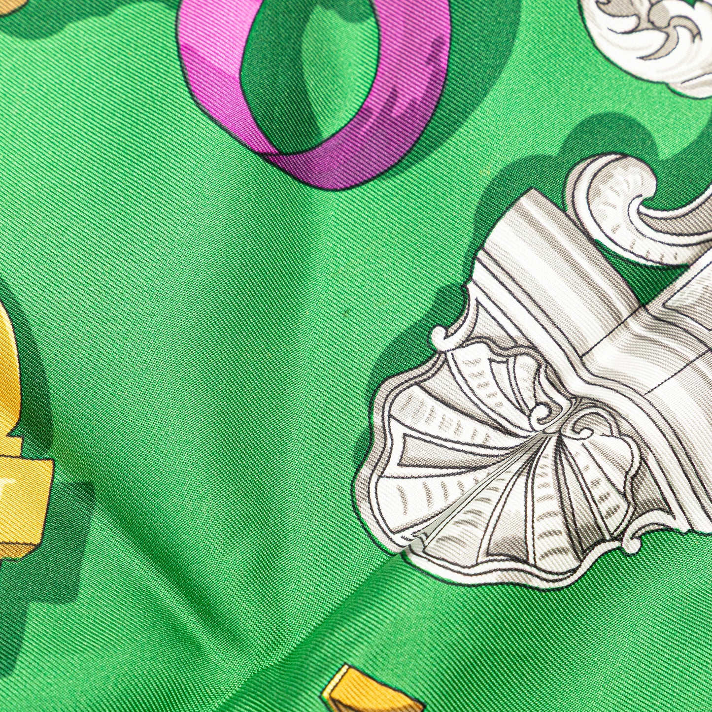 Hermès Ferronnerie Printed Silk Scarf